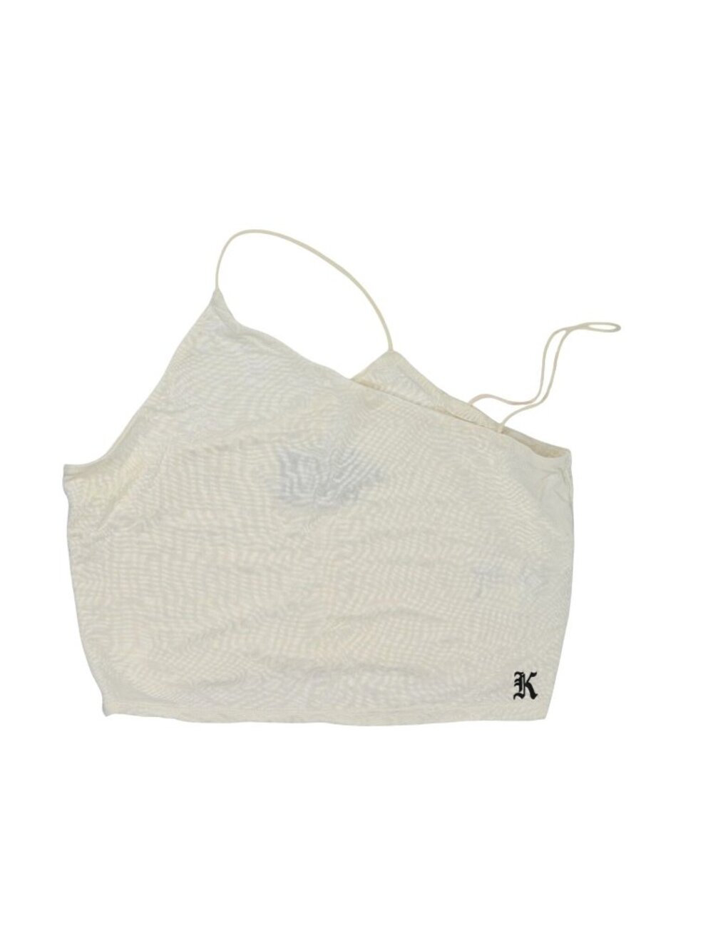 Kith Asymmetrical Crop Top in White